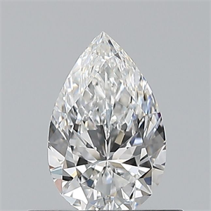 Foto Diamante Natural 0.50 quilates, De pera , Color F, claridad VVS2 y certificado GIA de