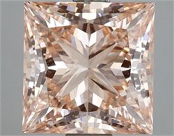 Picture of Lab Grown Diamond 3.01 Carats, Princess with  Cut, Fancy Intense Pink Color, VS1 Clarity and Certified by IGI