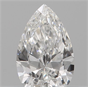 Natural Diamond 0.12 Carats, Pear with  Cut, G Color, VVS1 Clarity and Certified by IGI