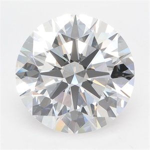 Picture of Lab Grown Diamond 3.56 Carats, Round with Ideal Cut, D Color, IF Clarity and Certified by IGI
