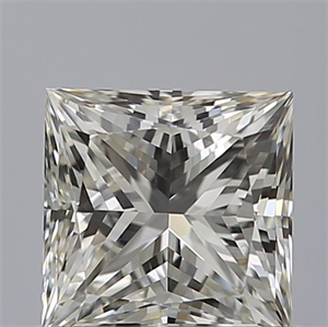 Picture of Natural Diamond 0.72 Carats, Princess with  Cut, H Color, VVS2 Clarity and Certified by IGI