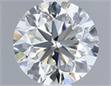 Natural Diamond 0.70 Carats, Round with Very Good Cut, I Color, VVS2 Clarity and Certified by IGI