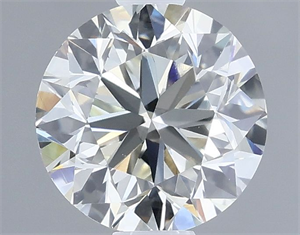 Picture of Natural Diamond 0.70 Carats, Round with Very Good Cut, I Color, VVS2 Clarity and Certified by IGI