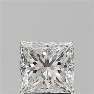 Foto Diamante Natural 1.51 quilates, Princesa , Color H, claridad SI1 y certificado GIA de