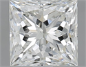 Natural Diamond 1.02 Carats, Princess with  Cut, I Color, SI1 Clarity and Certified by GIA