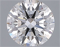 Lab Grown Diamond 1.01 Carats, Round with Ideal Cut, D Color, VS2 Clarity and Certified by IGI
