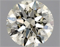 Natural Diamond 0.80 Carats, Round with Excellent Cut, L Color, SI1 Clarity and Certified by GIA