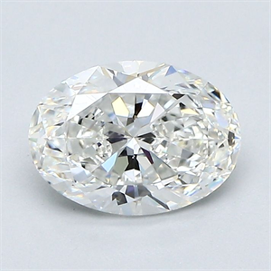 Picture of Natural Diamond 1.21 Carats, Oval with  Cut, G Color, VS1 Clarity and Certified by GIA