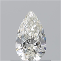 Diamante Natural 0.52 quilates, De pera , Color I, claridad VVS2 y certificado GIA