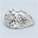 Natural Diamond 1.01 Carats, Pear with  Cut, I Color, VS2 Clarity and Certified by GIA