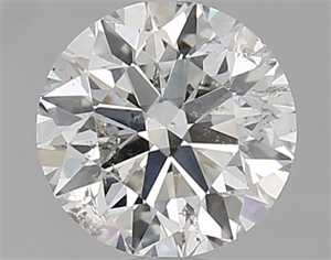 Picture of Natural Diamond 0.75 Carats, Round with Excellent Cut, G Color, SI2 Clarity and Certified by GIA