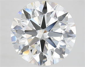 Picture of Lab Grown Diamond 5.84 Carats, Round with Ideal Cut, F Color, VVS2 Clarity and Certified by IGI