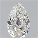 Natural Diamond 0.80 Carats, Pear with  Cut, H Color, IF Clarity and Certified by GIA