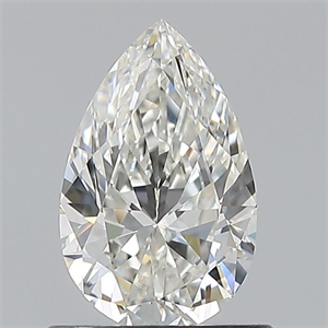 Picture of Natural Diamond 0.80 Carats, Pear with  Cut, H Color, IF Clarity and Certified by GIA
