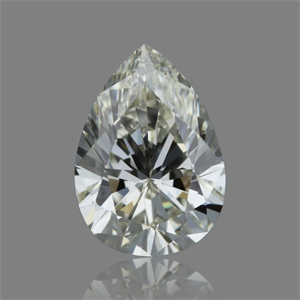 Picture of Natural Diamond 0.70 Carats, Pear with  Cut, K Color, VS2 Clarity and Certified by GIA