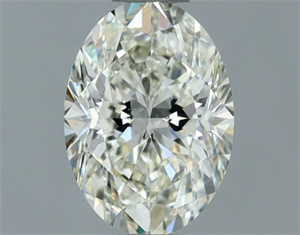 Picture of Natural Diamond 0.70 Carats, Oval with  Cut, J Color, VVS1 Clarity and Certified by IGI