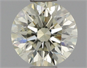 Natural Diamond 0.46 Carats, Round with Excellent Cut, M Color, SI1 Clarity and Certified by IGI