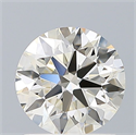 Natural Diamond 1.00 Carats, Round with Excellent Cut, I Color, VVS2 Clarity and Certified by IGI