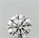 Lab Grown Diamond 1.09 Carats, Round with Ideal Cut, F Color, VVS2 Clarity and Certified by IGI