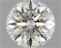 Natural Diamond 0.77 Carats, Round with Excellent Cut, I Color, IF Clarity and Certified by IGI
