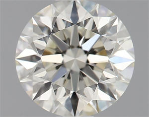 Picture of Natural Diamond 0.77 Carats, Round with Excellent Cut, I Color, IF Clarity and Certified by IGI