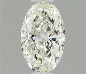 Picture of Natural Diamond 0.50 Carats, Oval with  Cut, I Color, IF Clarity and Certified by IGI