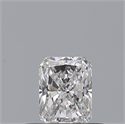 Natural Diamond 0.32 Carats, Radiant with  Cut, D Color, VVS1 Clarity and Certified by GIA