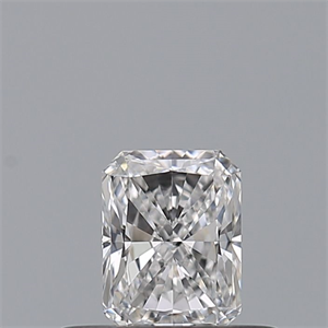 Picture of Natural Diamond 0.32 Carats, Radiant with  Cut, D Color, VVS1 Clarity and Certified by GIA