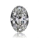 Natural Diamond 1.20 Carats, Oval with  Cut, G Color, VVS2 Clarity and Certified by GIA
