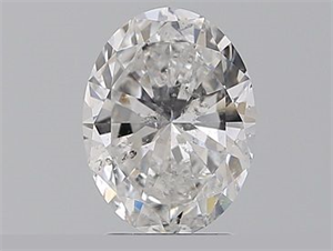 Foto Diamante Natural 2.01 quilates, Ovalado , Color E, claridad SI2 y certificado HRD de