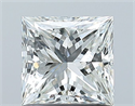 Natural Diamond 1.01 Carats, Princess with  Cut, H Color, VS1 Clarity and Certified by GIA