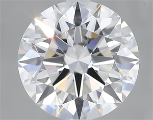 Picture of Lab Grown Diamond 2.67 Carats, Round with Excellent Cut, D Color, VS1 Clarity and Certified by GIA