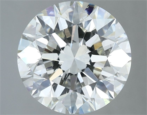 Picture of Natural Diamond 2.80 Carats, Round with Excellent Cut, H Color, SI1 Clarity and Certified by IGI
