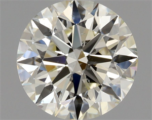 Picture of Natural Diamond 0.91 Carats, Round with Excellent Cut, K Color, SI1 Clarity and Certified by GIA