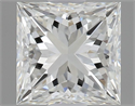 Diamante Natural 0.50 quilates, Princesa , Color H, claridad VVS1 y certificado GIA
