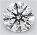 Lab Grown Diamond 4.01 Carats, Round with Ideal Cut, D Color, IF Clarity and Certified by IGI