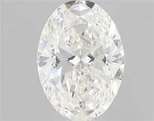Picture of Natural Diamond 0.56 Carats, Oval with  Cut, F Color, SI1 Clarity and Certified by GIA