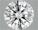 Lab Grown Diamond 5.03 Carats, Round with Ideal Cut, E Color, VVS2 Clarity and Certified by IGI