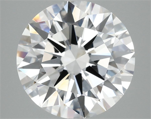 Picture of Lab Grown Diamond 5.03 Carats, Round with Ideal Cut, E Color, VVS2 Clarity and Certified by IGI