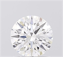 Lab Grown Diamond 1.05 Carats, Round with Ideal Cut, E Color, VVS1 Clarity and Certified by IGI