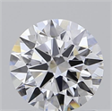 Lab Grown Diamond 0.81 Carats, Round with Ideal Cut, D Color, IF Clarity and Certified by IGI