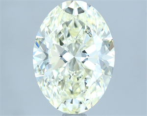 Picture of Natural Diamond 2.01 Carats, Oval with  Cut, K Color, VVS1 Clarity and Certified by IGI