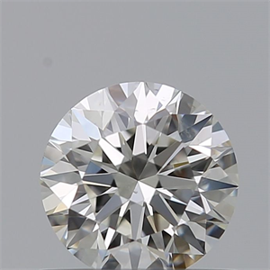 Picture of Natural Diamond 0.57 Carats, Round with Excellent Cut, H Color, VS1 Clarity and Certified by IGI