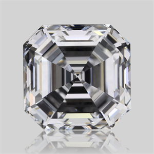 Picture of Natural Diamond 1.01 Carats, Asscher with  Cut, D Color, VVS2 Clarity and Certified by GIA