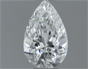 Diamante Natural 0.50 quilates, De pera , Color F, claridad VVS2 y certificado GIA