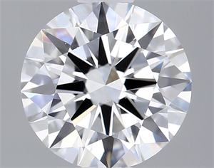 Picture of Lab Grown Diamond 1.03 Carats, Round with Excellent Cut, E Color, VS1 Clarity and Certified by IGI