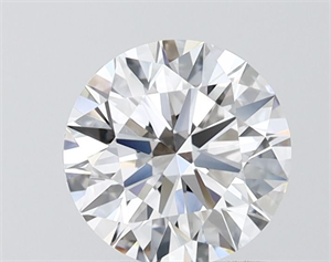 Picture of Lab Grown Diamond 1.40 Carats, Round with Ideal Cut, D Color, VVS2 Clarity and Certified by IGI