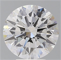 Lab Grown Diamond 5.01 Carats, Round with Excellent Cut, F Color, VVS2 Clarity and Certified by IGI