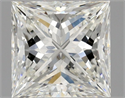 Natural Diamond 0.75 Carats, Princess with  Cut, H Color, VVS1 Clarity and Certified by GIA