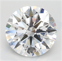 Lab Grown Diamond 4.46 Carats, Round with Excellent Cut, D Color, VVS1 Clarity and Certified by GIA
